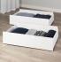 Select White Queen/King Storage Drawers  Set of 2 on Wheels Thumbnail