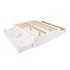 Select White Queen 4-Post Platform Bed with 4 Drawers