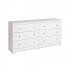 Calla 6-Drawer Dresser in Pure White