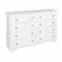 Prepac Monterey 8-Drawer Dresser, White