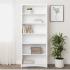 6-shelf Bookcase, White Thumbnail
