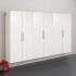 HangUps 72 in. H x 108 in. W x 20 in. D White Wall Mounted Storage Cabinet Set E Thumbnail