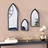 Wygen Decorative Mirrors w/ Shelves - 3pc Set
