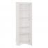 Elite Tall 2-Door Corner Storage Cabinet, White